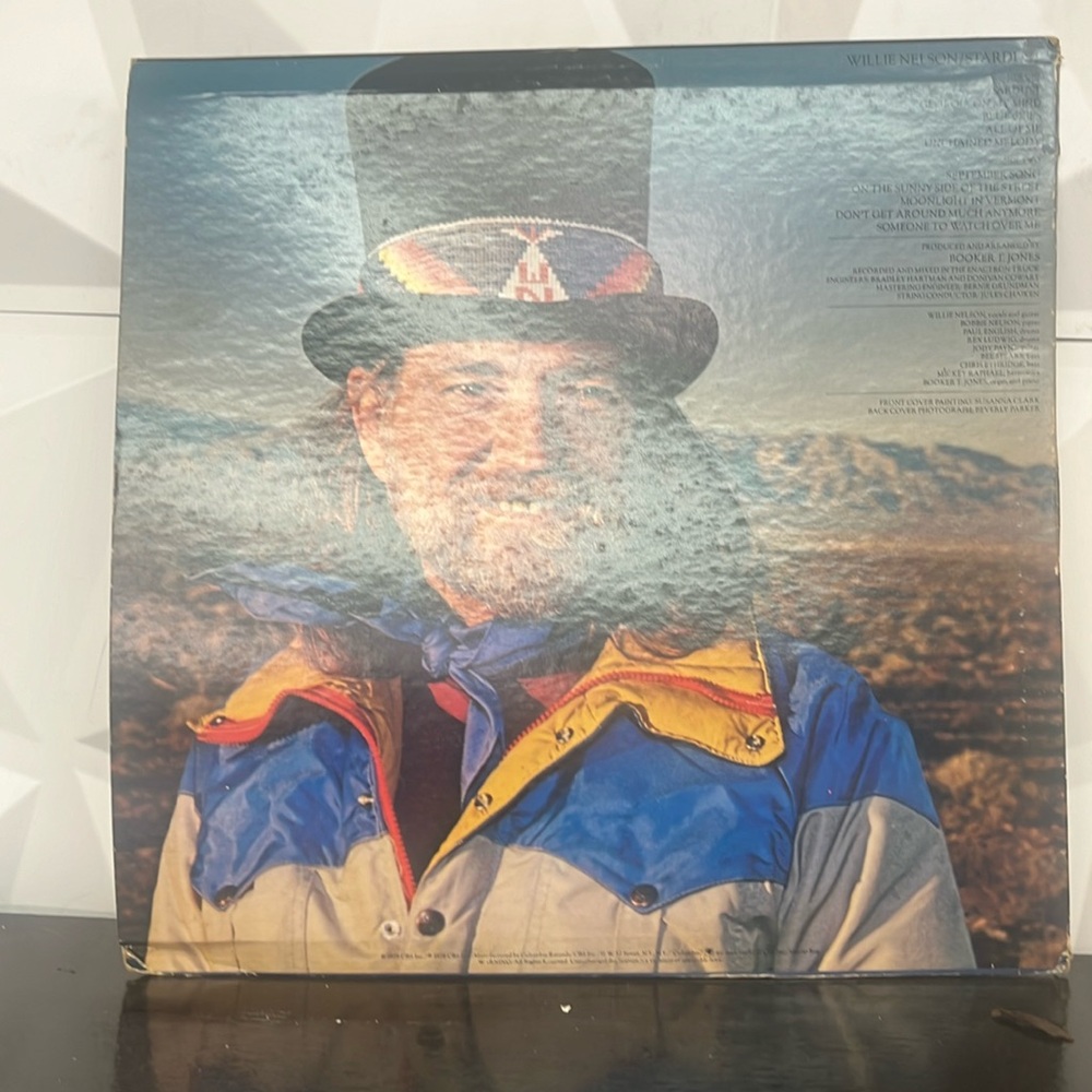 Vintage Willie Nelson Stardust Album & Cover